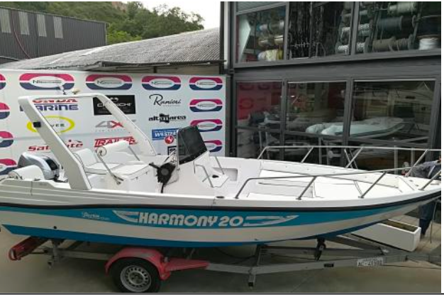 SAVER HARMONY 620 + HONDA BF40 E — immagine 1